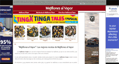 Desktop Screenshot of mejillonesalvapor.com